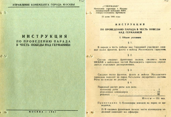 ФСБ опубликовала документы об историческом Параде Победы