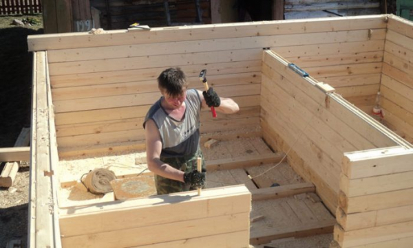 Строительство деревянной бани своими руками: этапы нелегкой работы